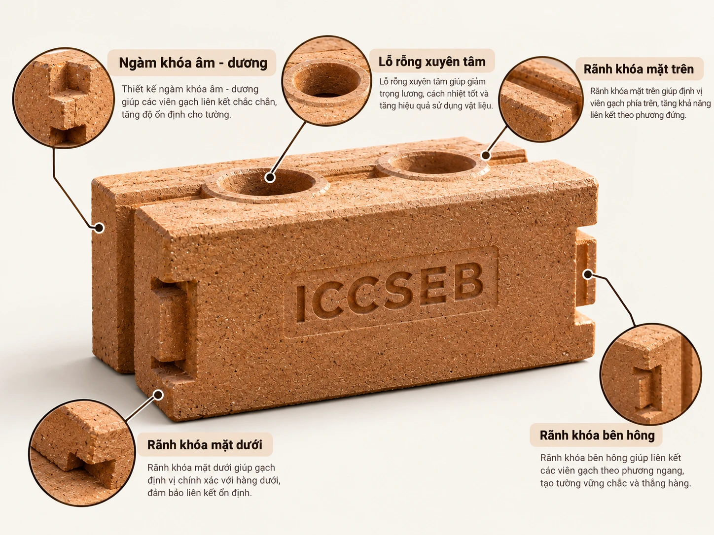 Sơ đồ cấu tạo gạch ICCSEB
